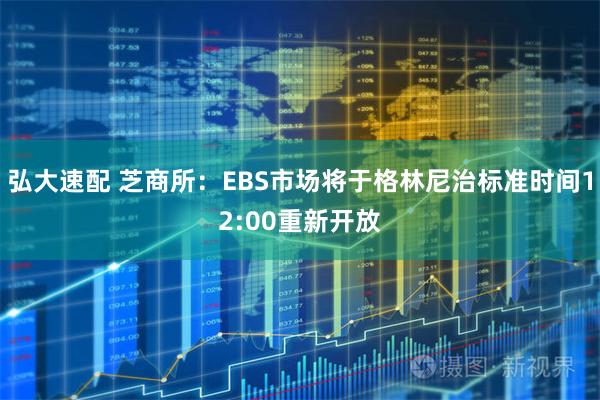 弘大速配 芝商所：EBS市场将于格林尼治标准时间12:00重新开放